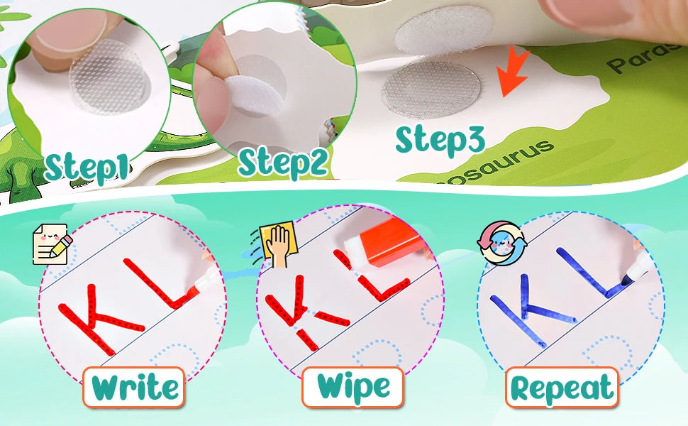 Montessori Learning Busy Book for Kids