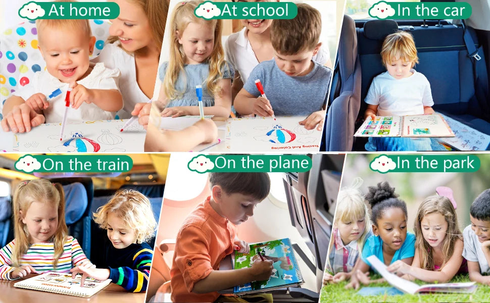 Montessori Learning Busy Book for Kids