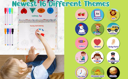 Montessori Learning Busy Book for Kids