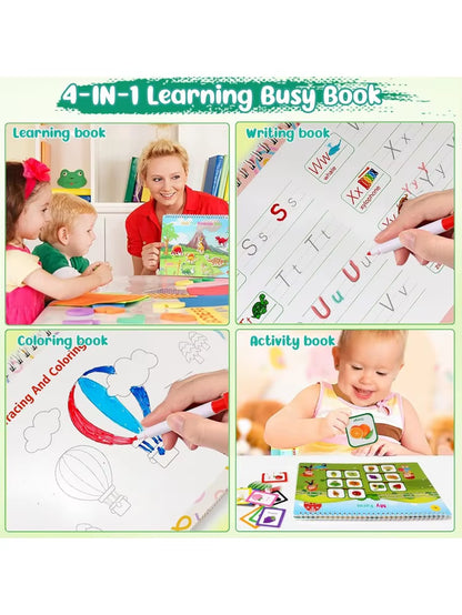 Montessori Learning Busy Book for Kids